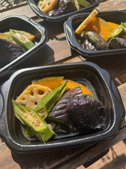 野菜の揚げびたし