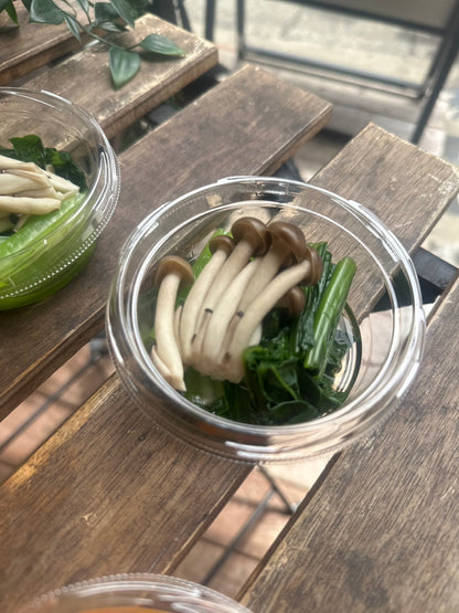 小松菜としめじのおひたし