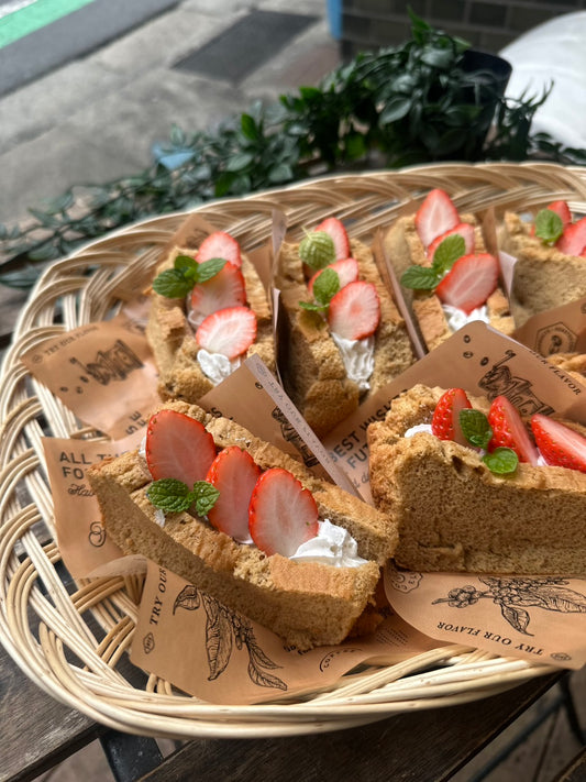 米粉のキャラメルシフォン