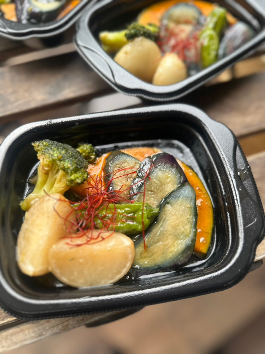 野菜の揚げびたし