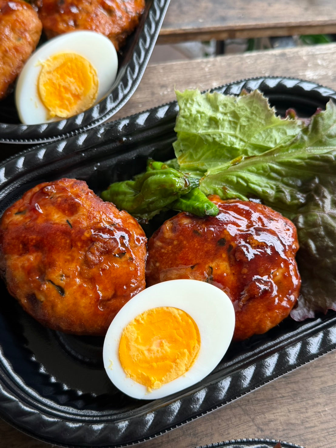 おから入り鶏つくねの照焼バーグ