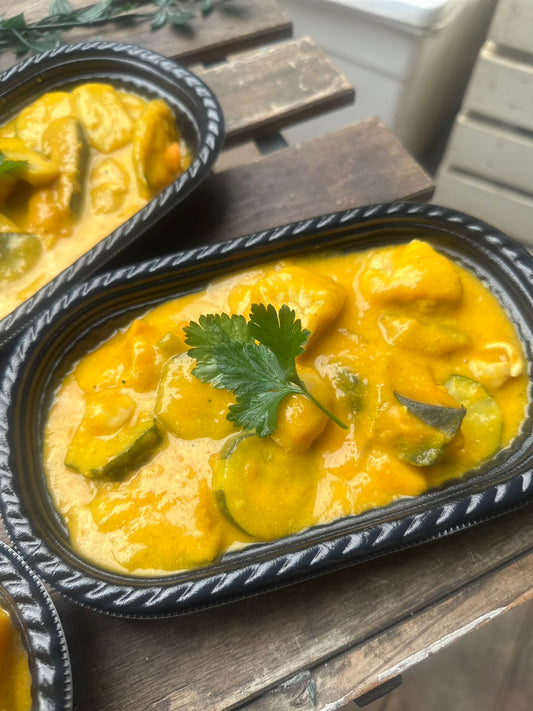 信玄鶏とかぼちゃのシチュー