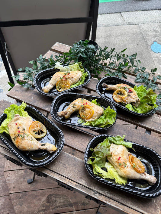 チキンレッグのコンフィ