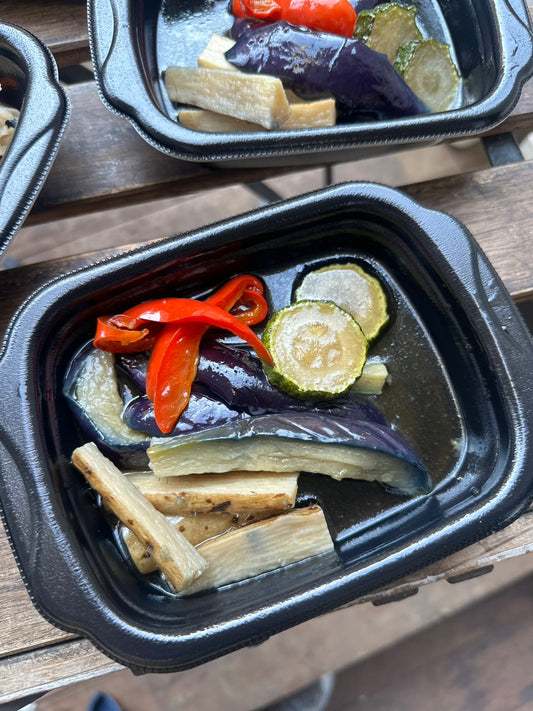 野菜の揚げびたし