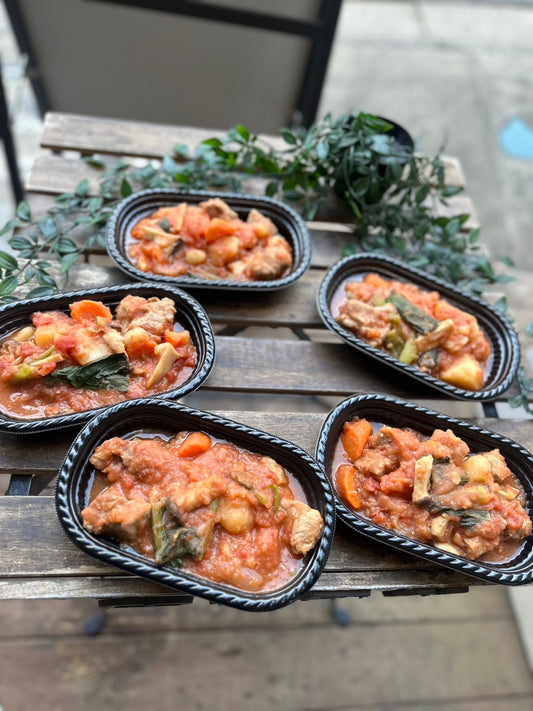 豚肩ロースのゴロゴロトマトシチュー