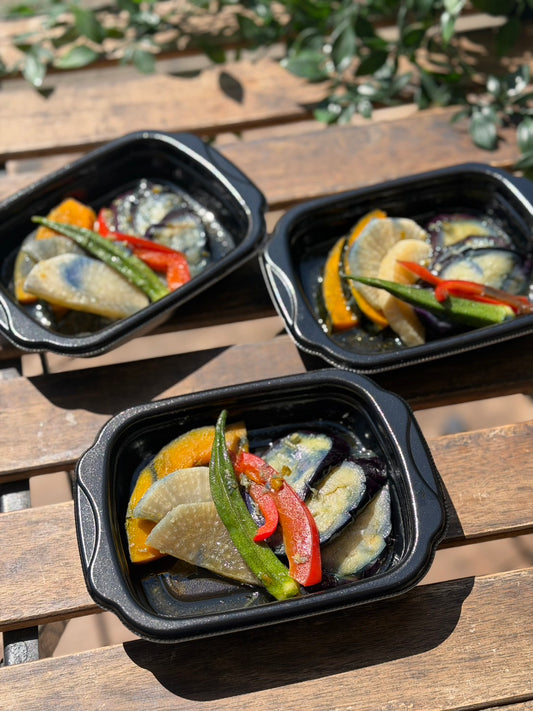 野菜の揚げびたし