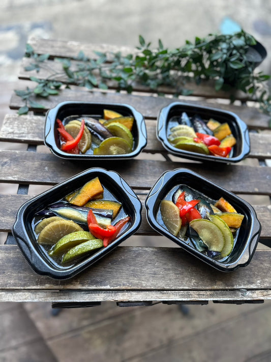 5種の野菜の揚げびたし