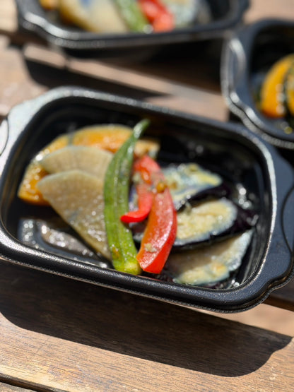 野菜の揚げびたし