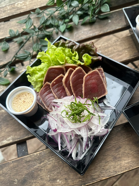 霜降りマグロのヅケカルパッチョ